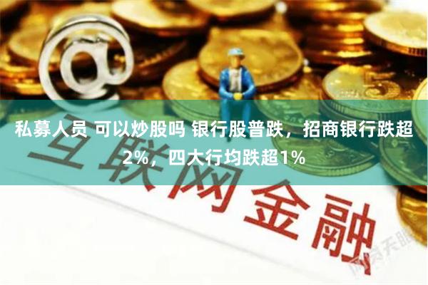 私募人员 可以炒股吗 银行股普跌，招商银行跌超2%，四大行均跌超1%