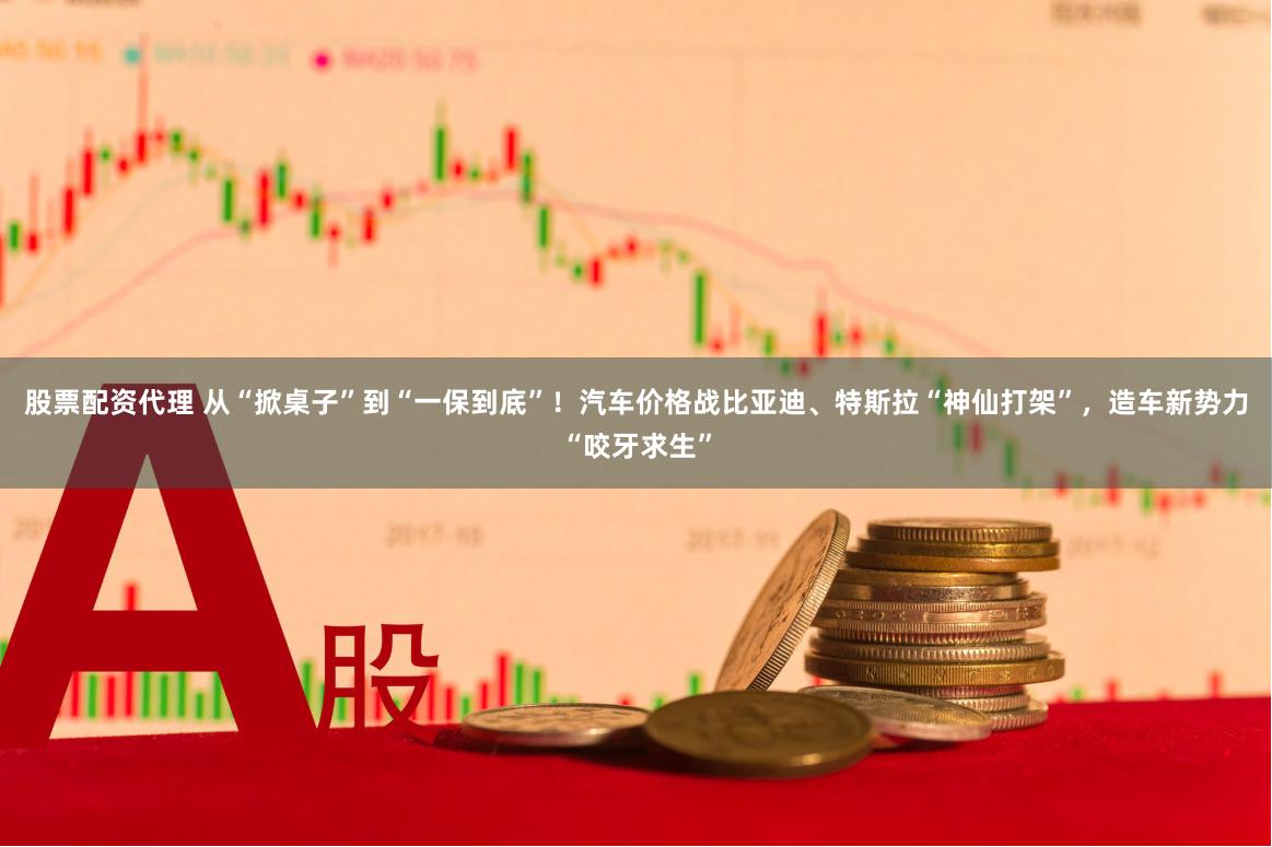 股票配资代理 从“掀桌子”到“一保到底”！汽车价格战比亚迪、特斯拉“神仙打架”，造车新势力“咬牙求生”