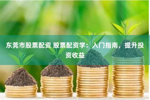 东莞市股票配资 股票配资学：入门指南，提升投资收益
