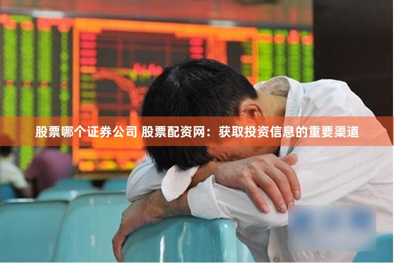 股票哪个证券公司 股票配资网：获取投资信息的重要渠道