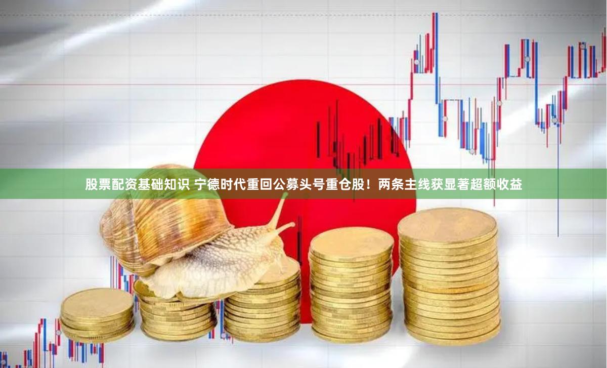 股票配资基础知识 宁德时代重回公募头号重仓股！两条主线获显著超额收益